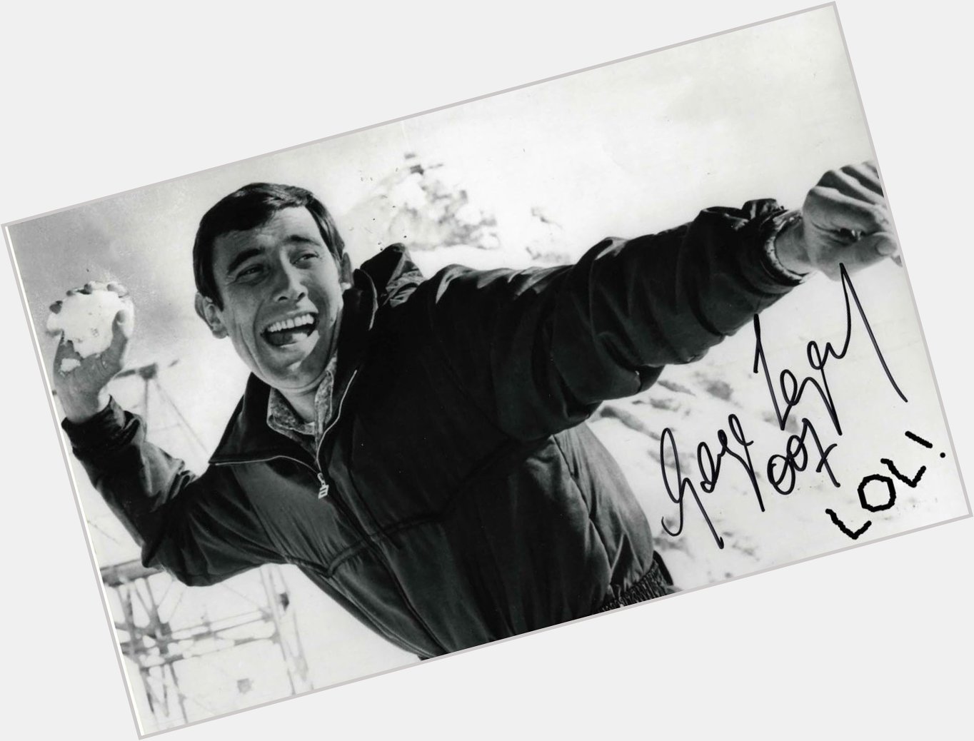 Happy Birthday to the man who became Bond, the irrepressible George Lazenby. 