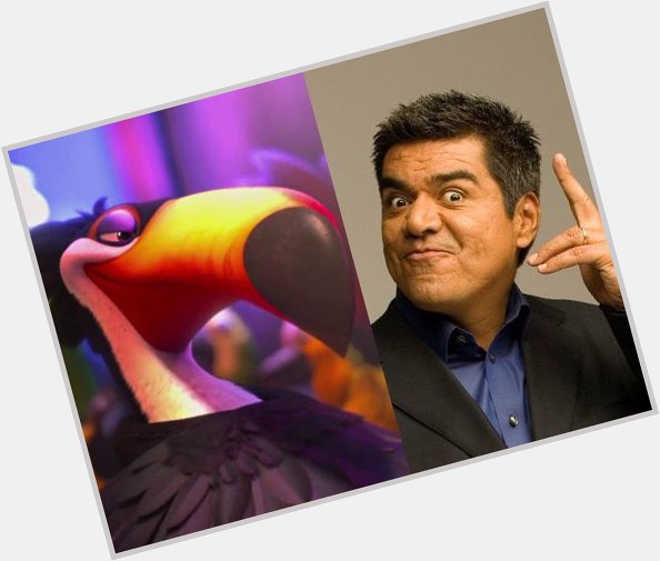 Happy 57th Birthday to George Lopez! The voice of Rafael in Rio and Rio 2. 
