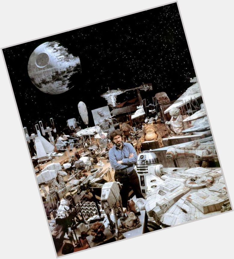Happy birthday George Lucas, 73 today 