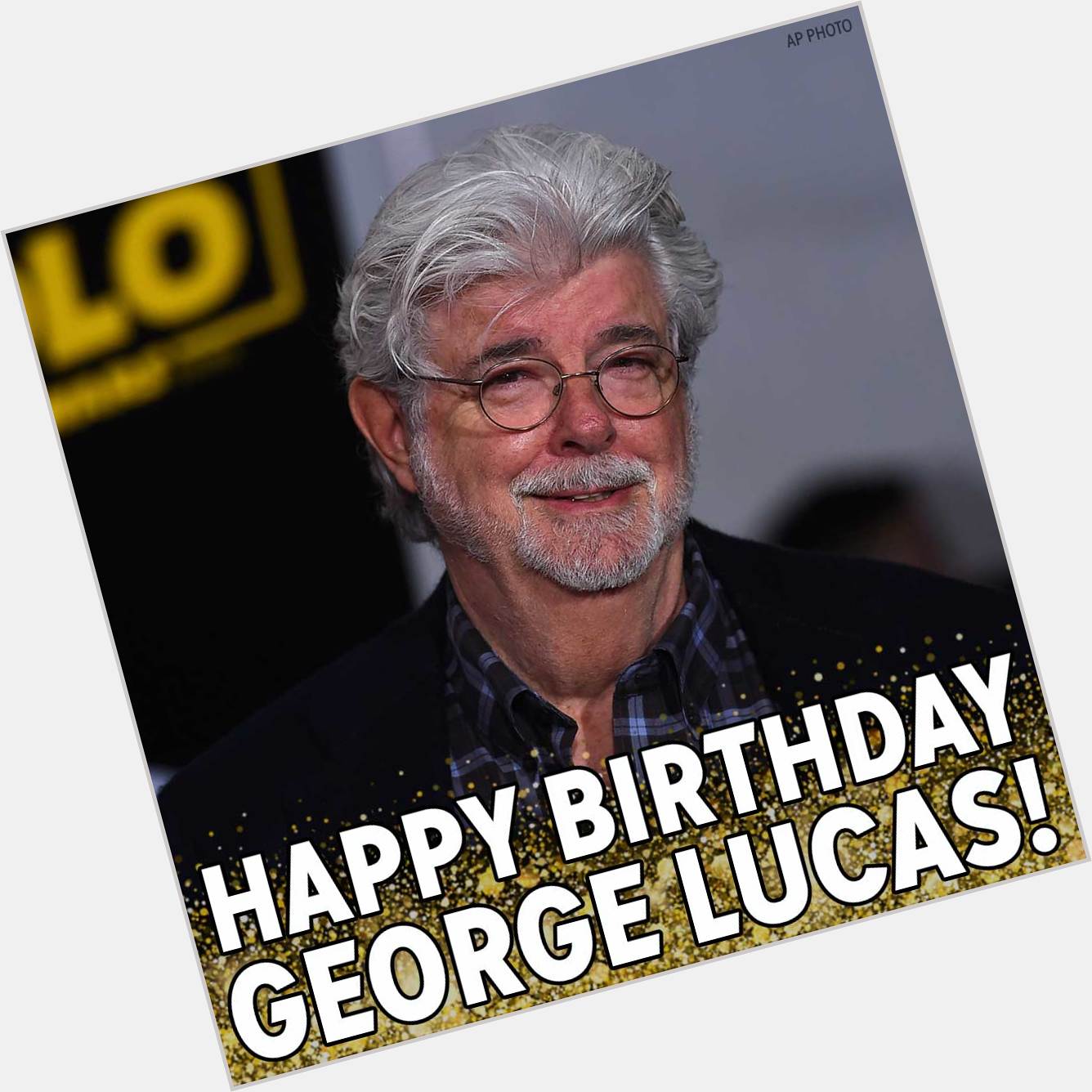  Star Wars creator George Lucas turns 75 today. Happy Birthday! 