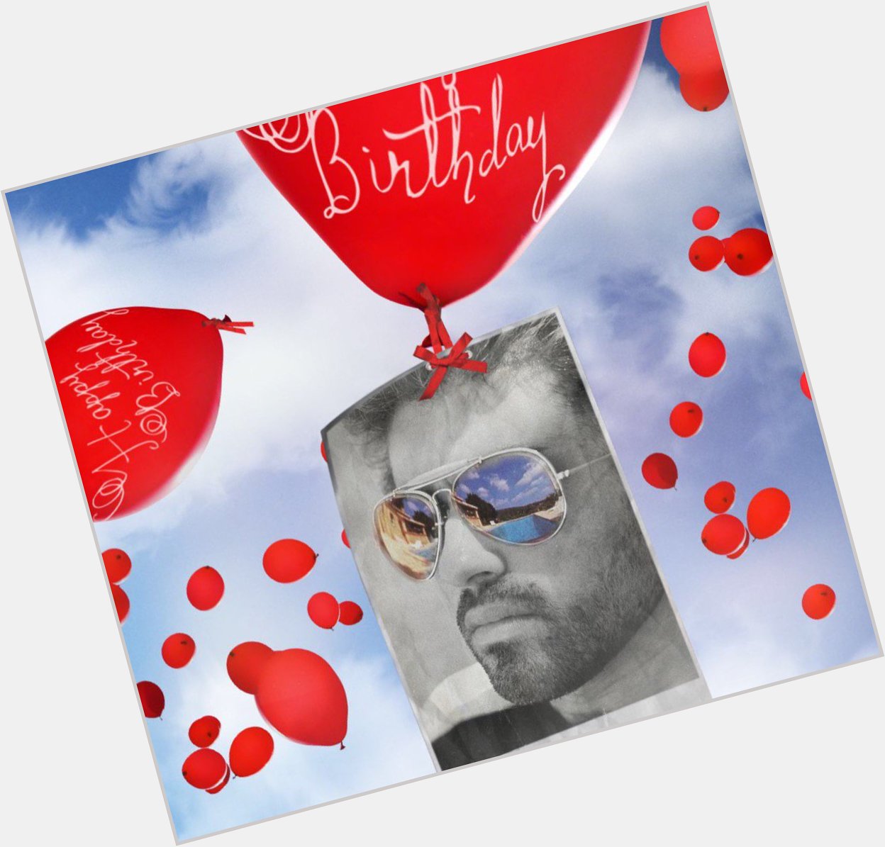 Happy Heavenly Birthday George Michael!  Thinking of you till the end of time   