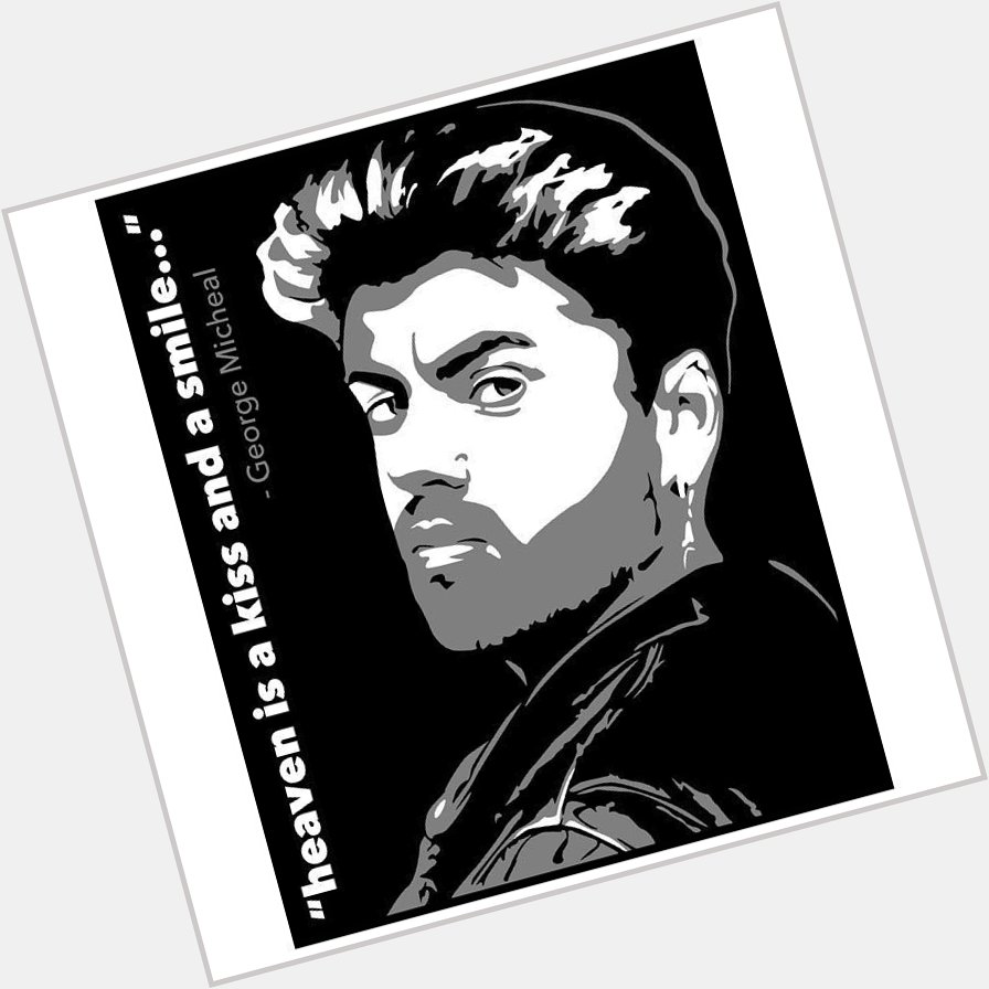 Happy Birthday, George Michael. Peace, love and pride.        Tribute artwork by my brother Andrew C. Pennington. 