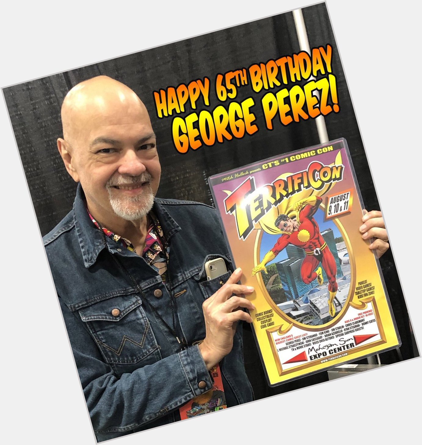 TERRIFICON wishes George Perez a happy and healthy 65th birthday! We will see you in August! 
