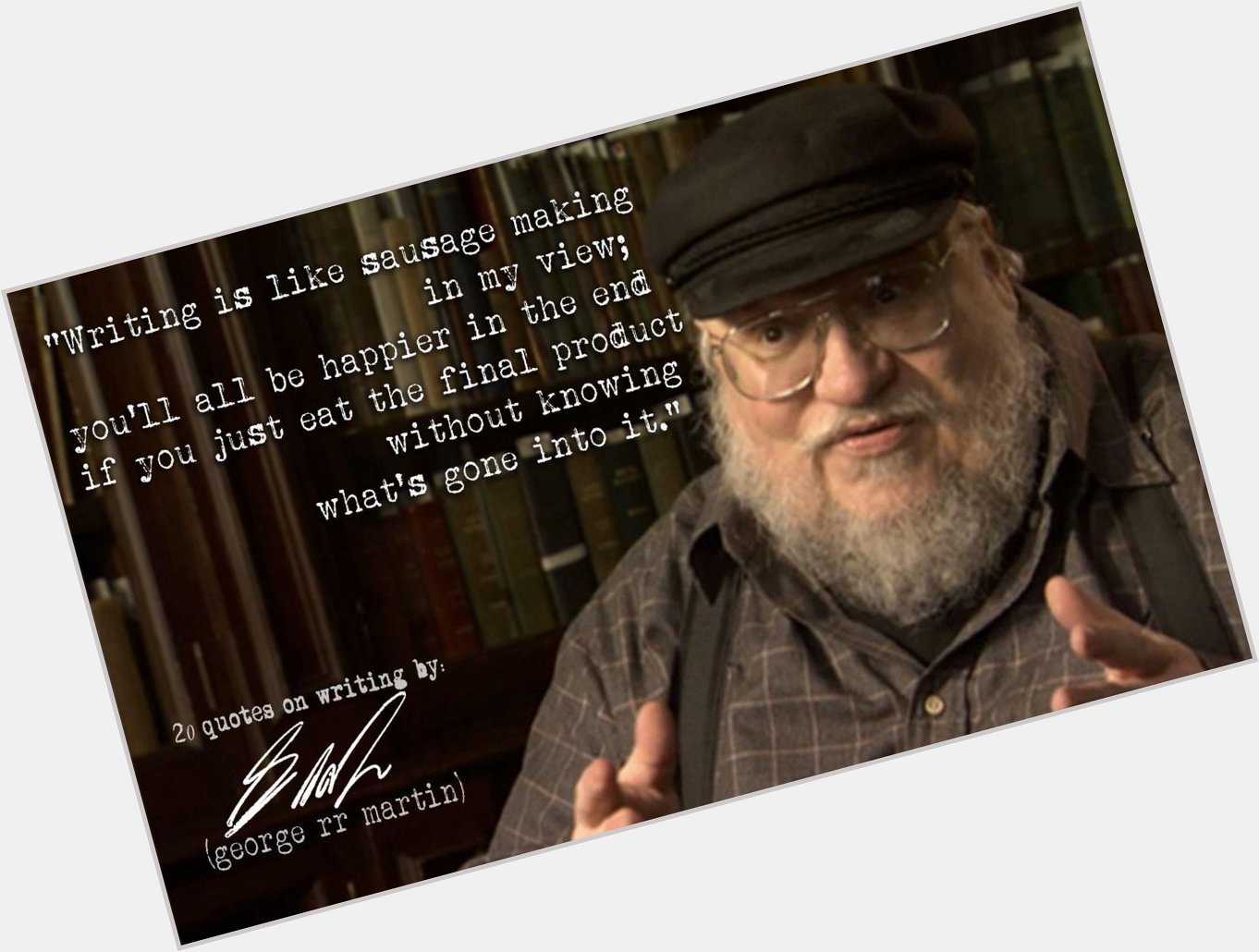 Happy birthday George RR Martin! The Game of Thrones/Song of Ice and Fire author turns 67 today :) 