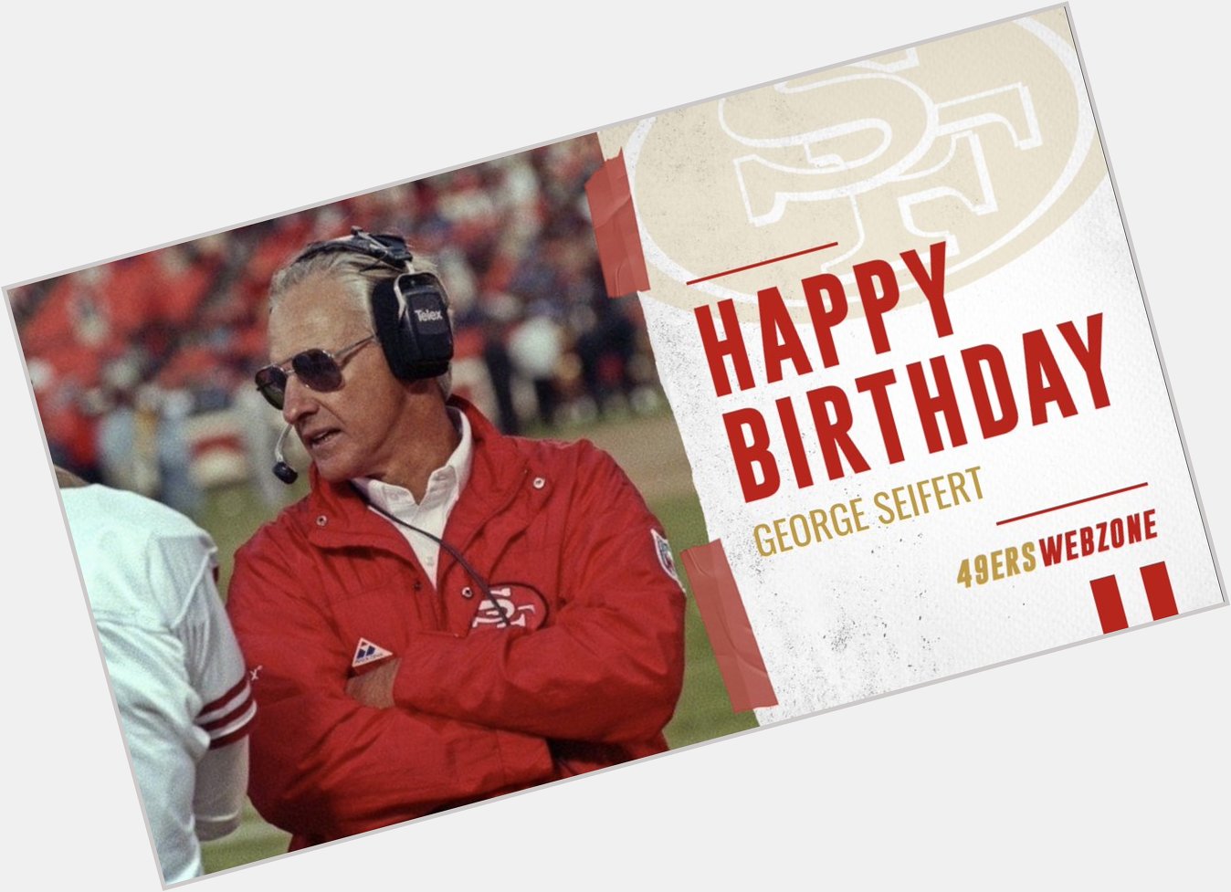 Happy birthday to former coach George Seifert!   