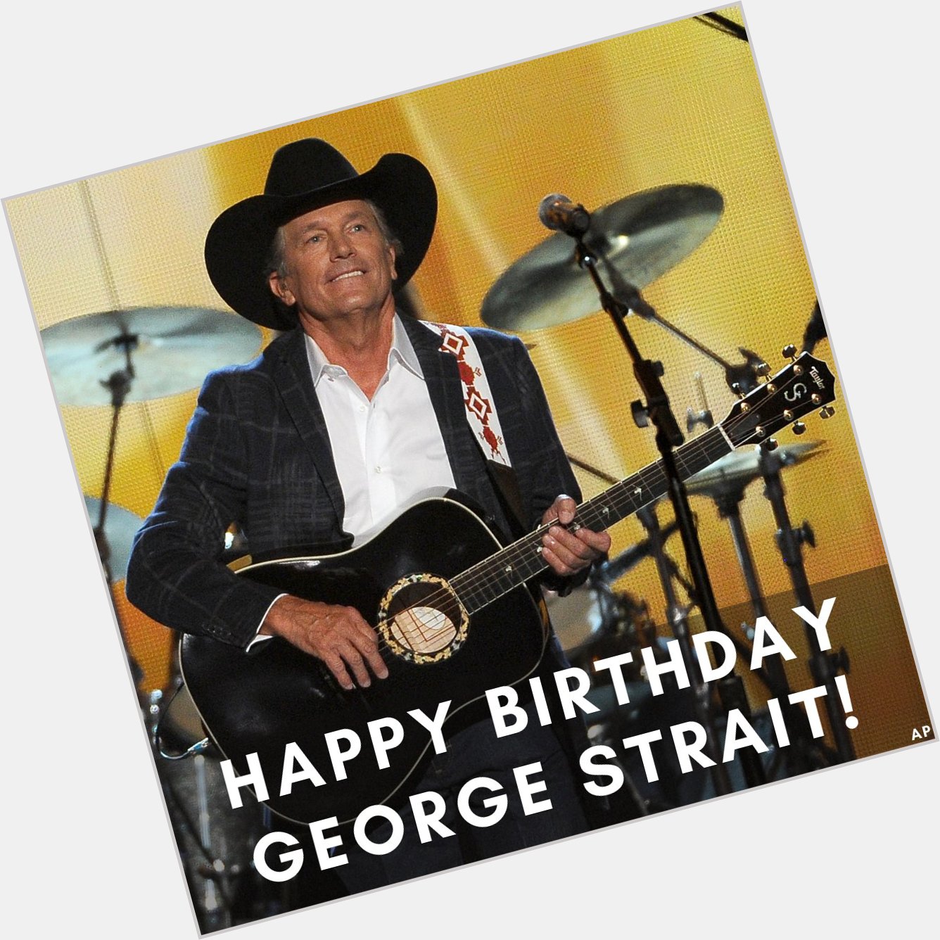 Happy 68th Birthday to the King of Country, George Strait! 