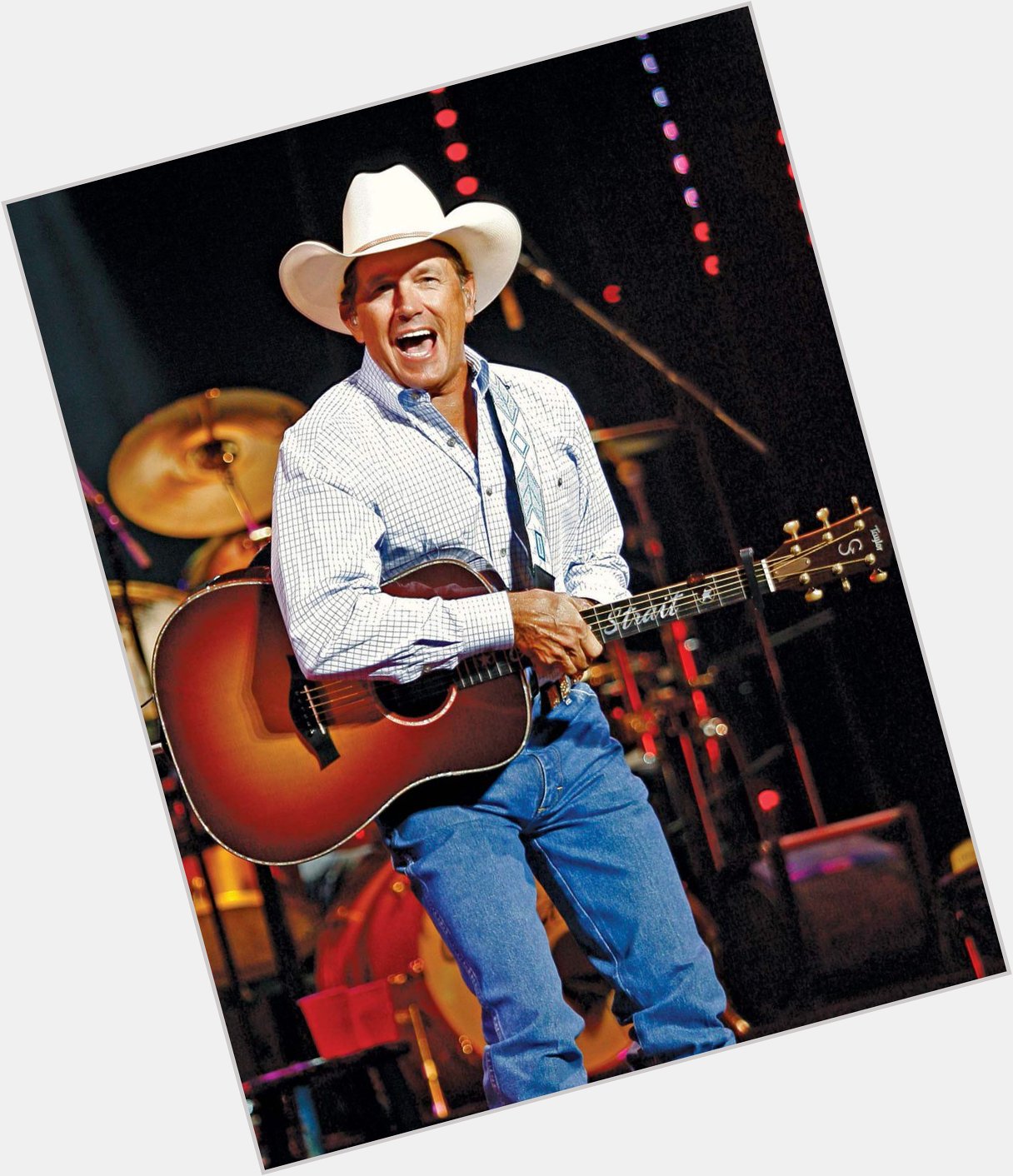 Happy birthday to country music king King George Strait 