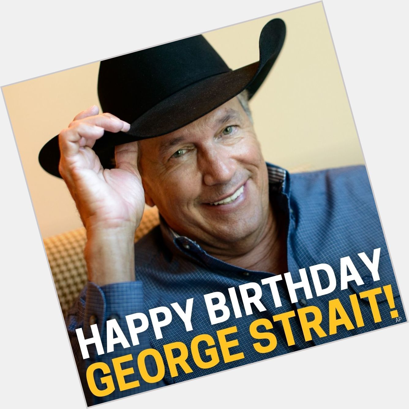 HAPPY 70TH BIRTHDAY to the King of Country!   What\s your favorite George Strait song? 