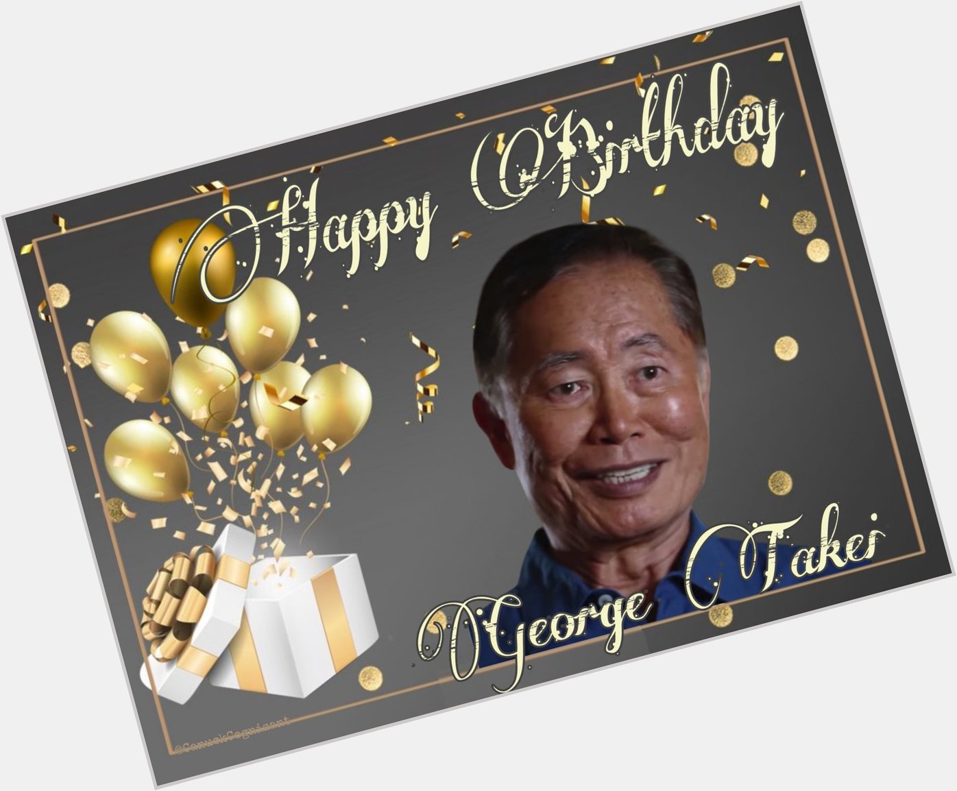     Happy Birthday to the one and only George Takei 