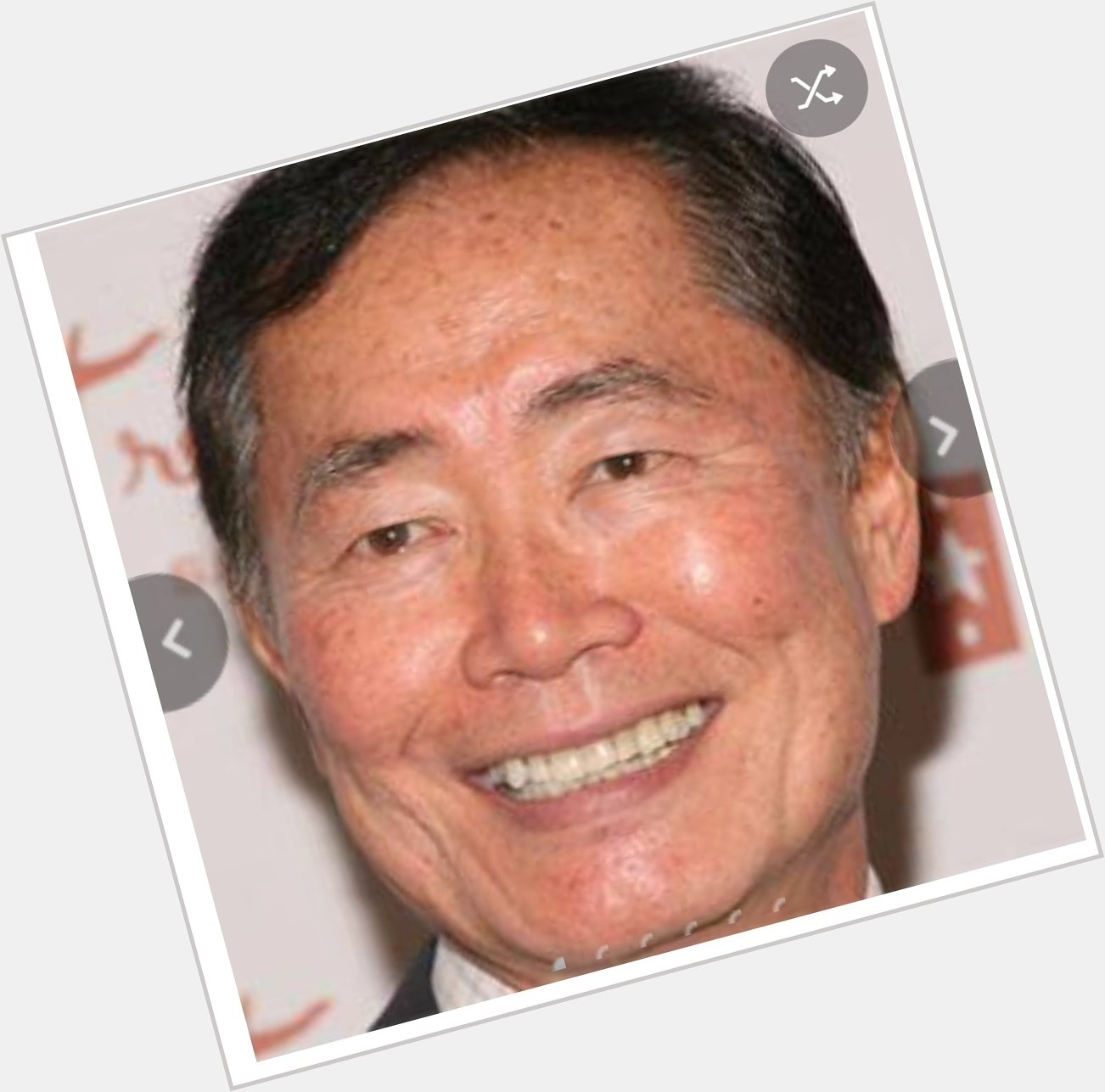 Happy Birthday to this great actor.  Happy Birthday to George Takei 