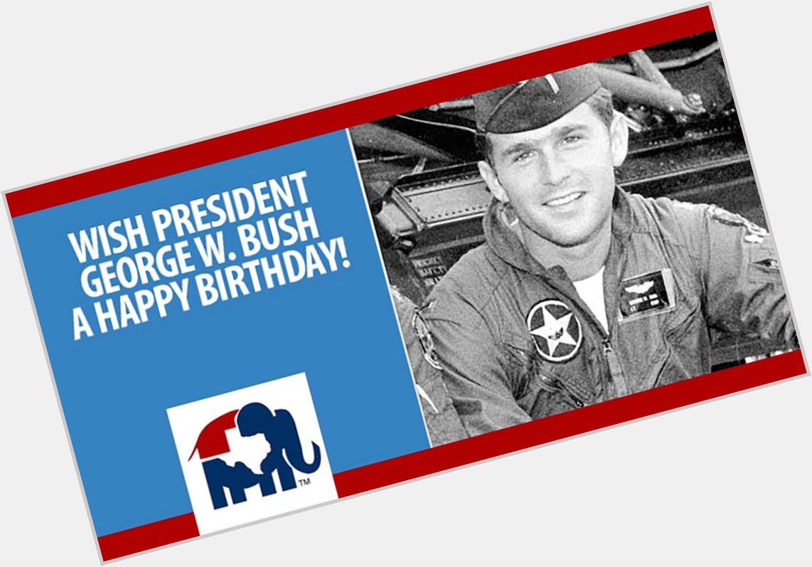 Sign the card to wish George W. Bush a happy birthday!!  
