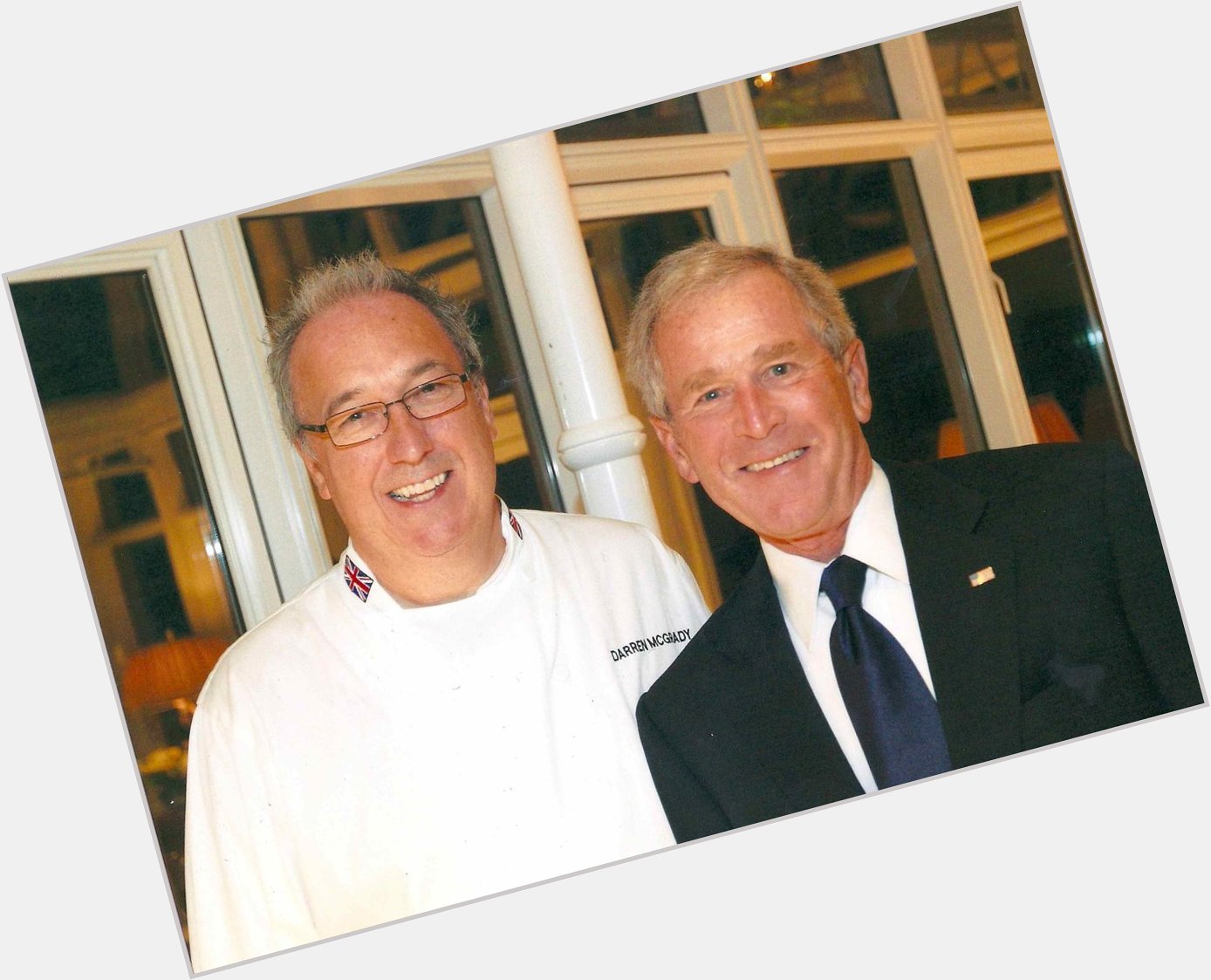 Happy Birthday President George W Bush!  Whatever you politics, he was one of the nicest people I have cooked for. 