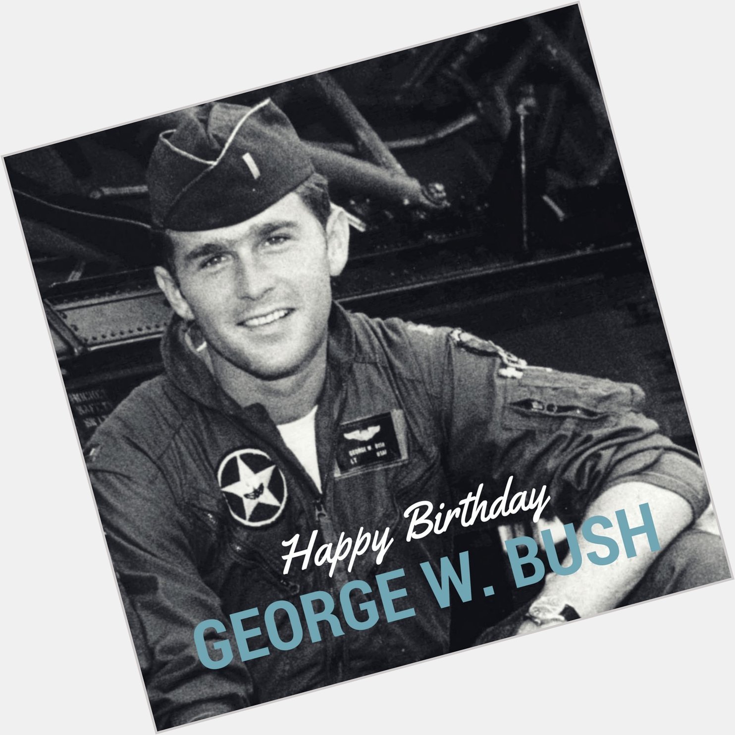To wish former Texas Governor and President George W. Bush a Happy Birthday! 