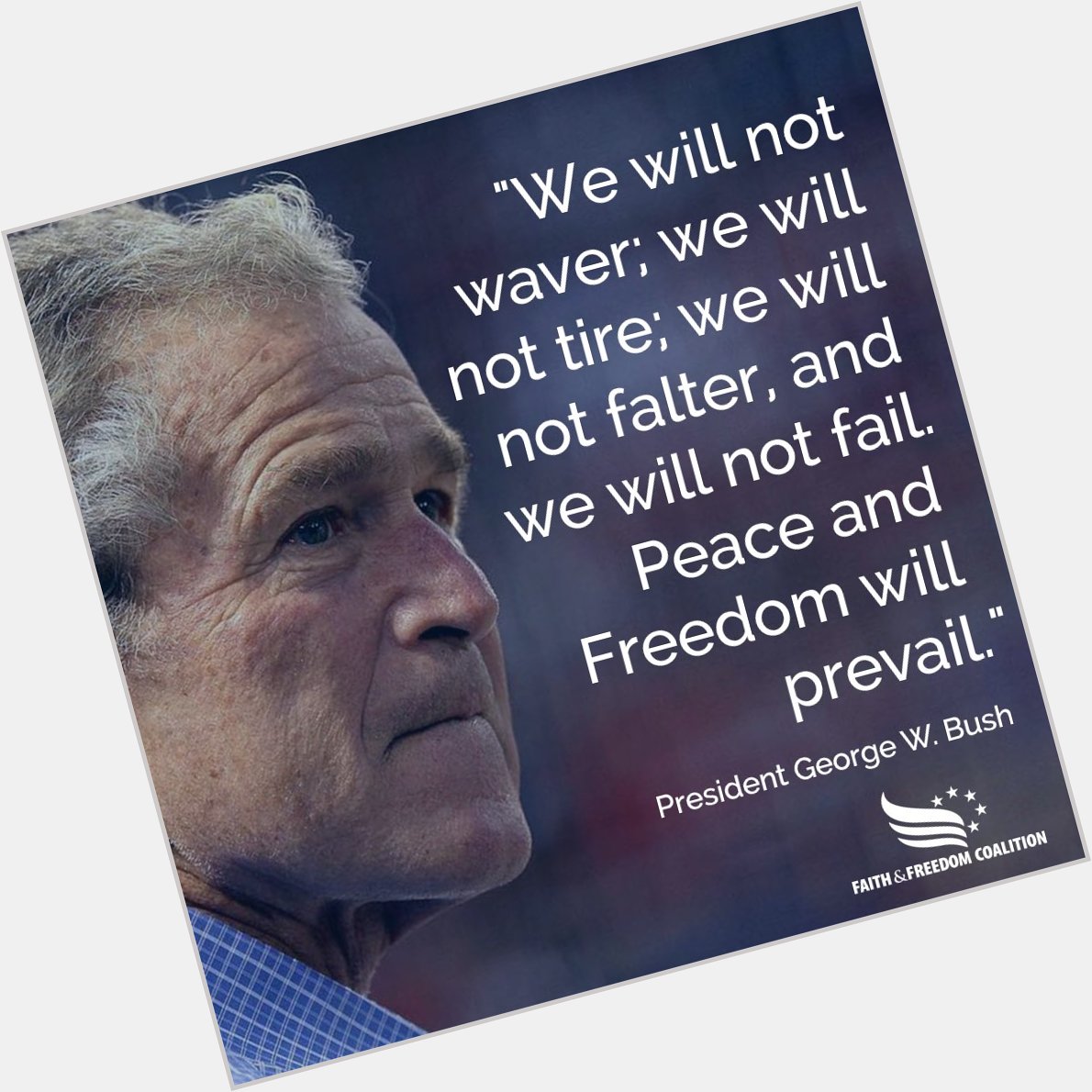 Happy birthday to former President George W. Bush! 