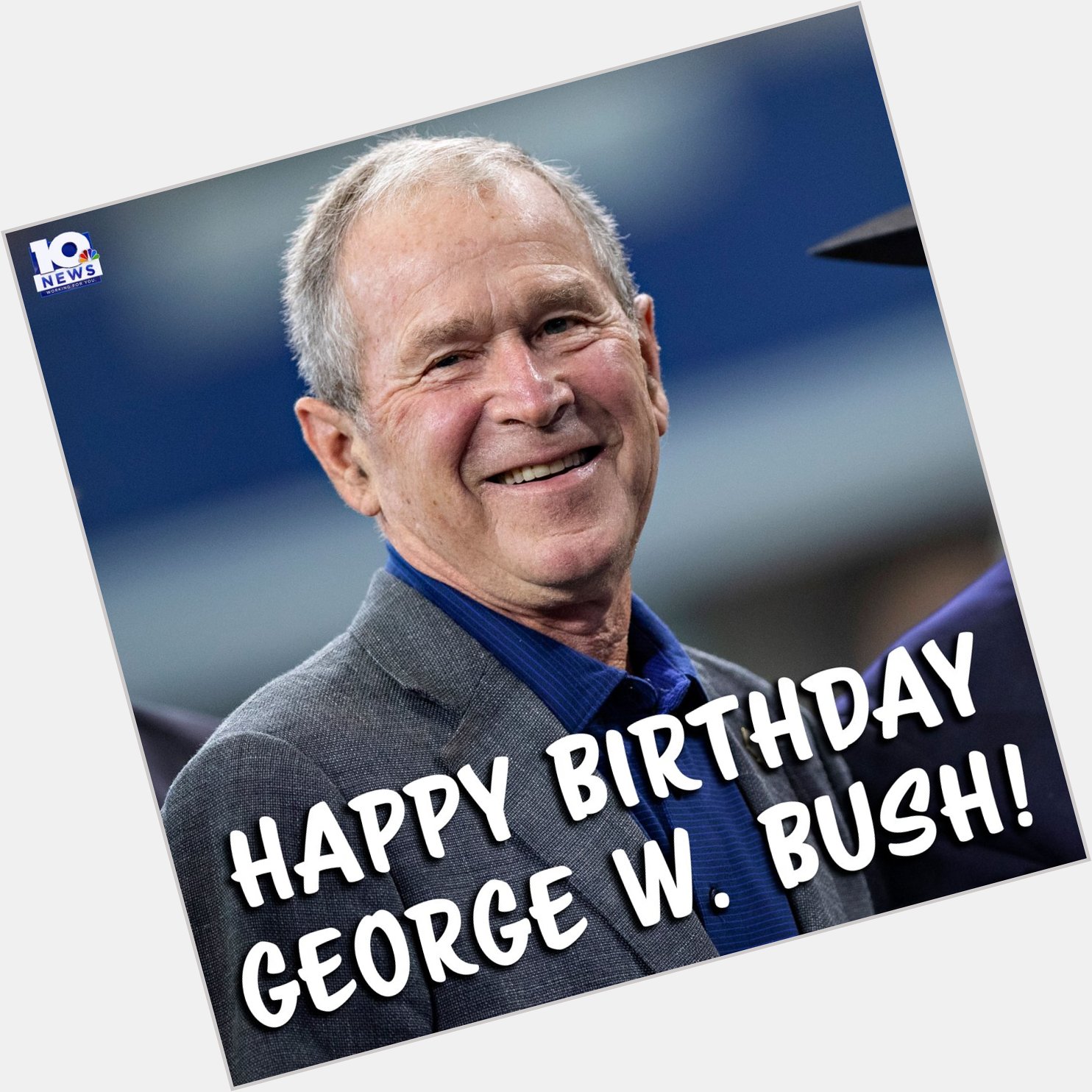 Happy 75th birthday to our nation\s 43rd president, George W. Bush!! 
