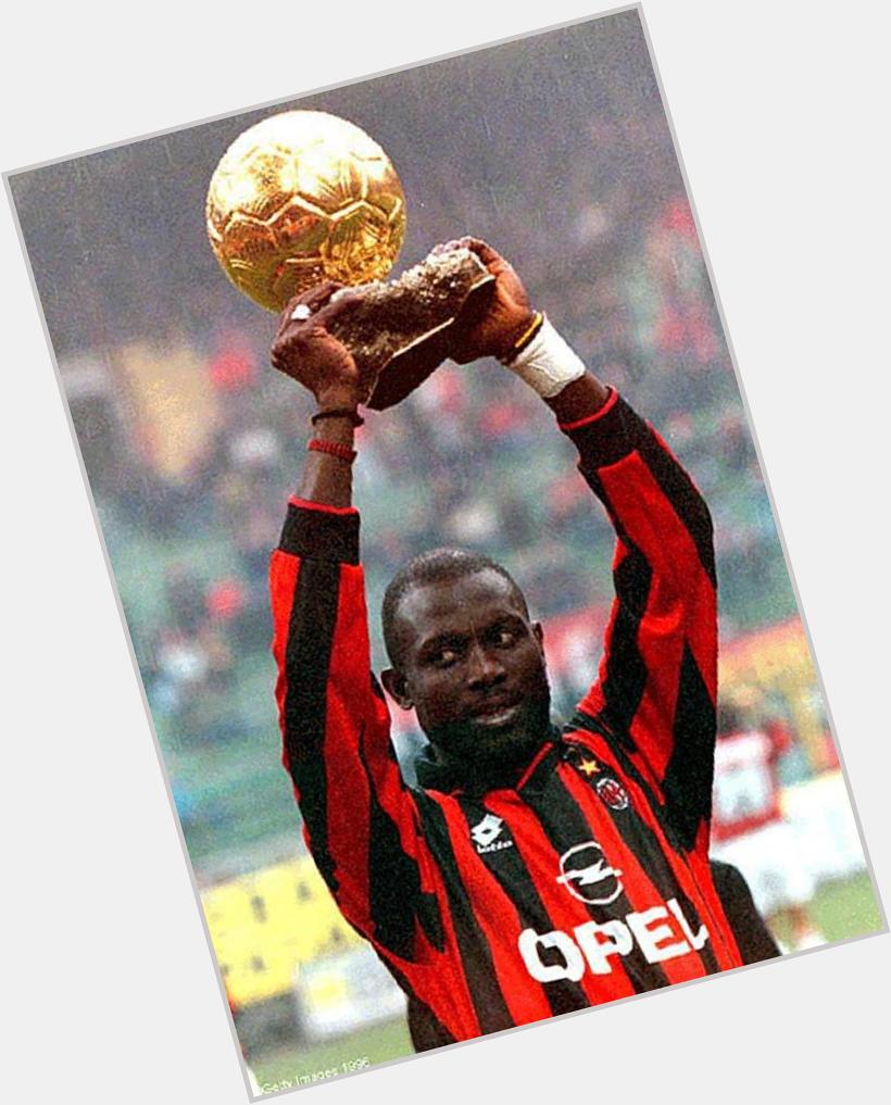 Happy birthday George Weah for 48th, from all the Red&Black heart! 