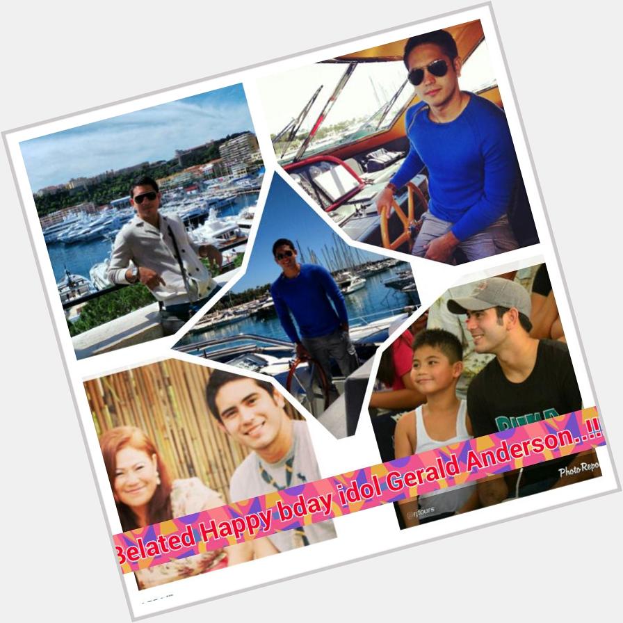Belated Happy Bday to my one and only idol Gerald Anderson. Godbless you always. We love and support you forever.. 