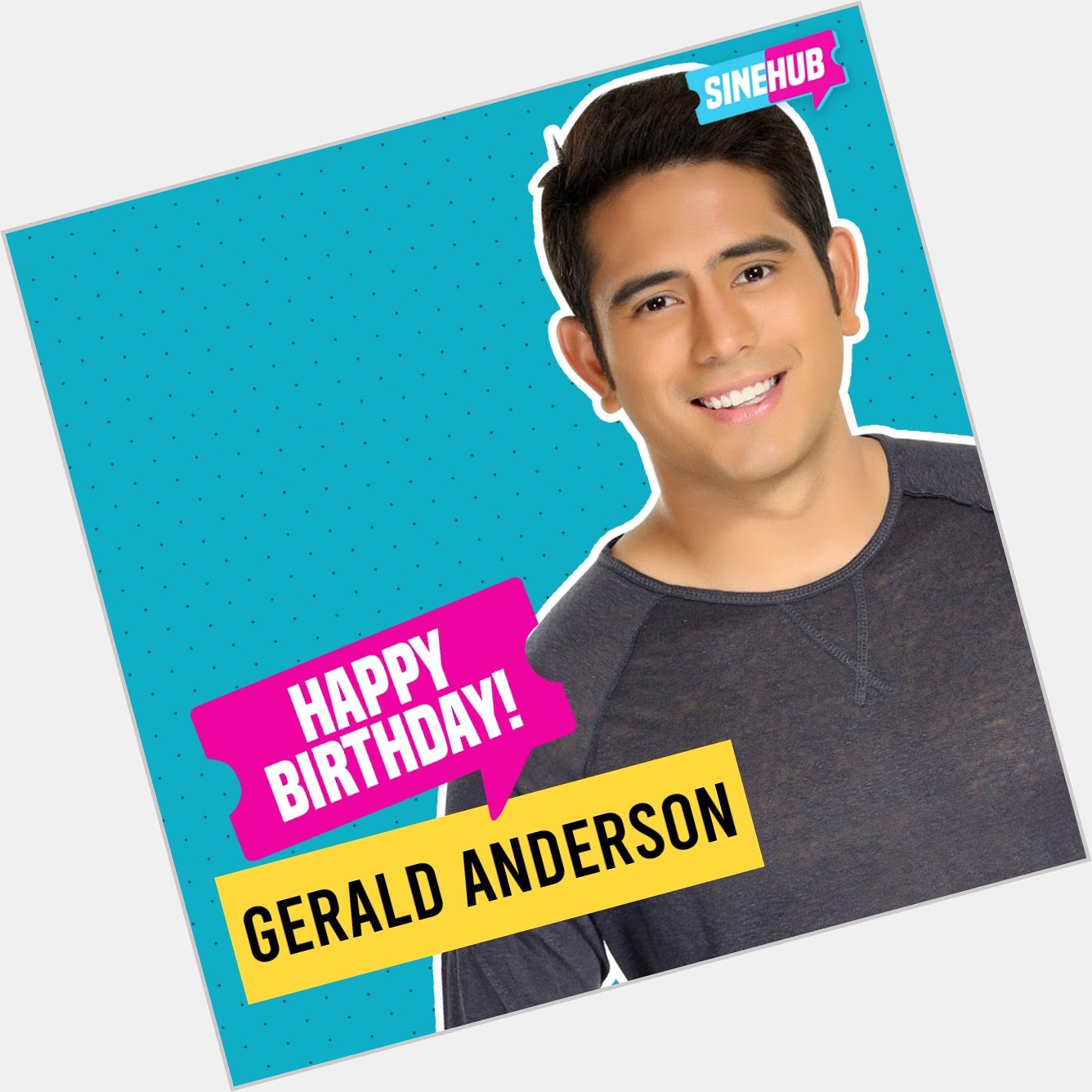 Wishing Gerald Anderson a happy birthday!    