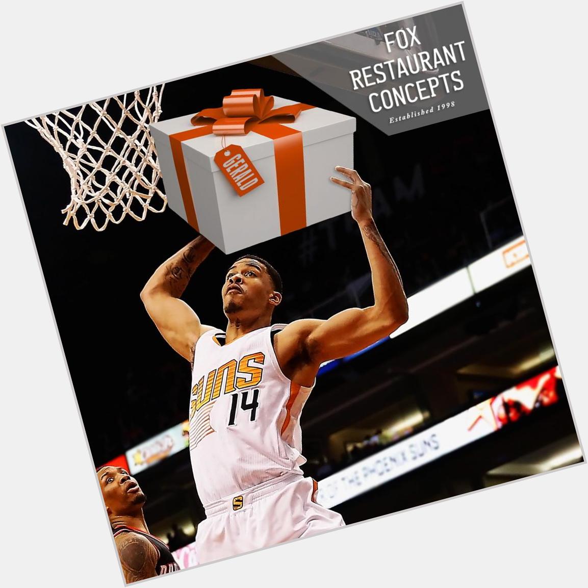 To wish Gerald Green a happy birthday & be entered to win a $50 gift card from  