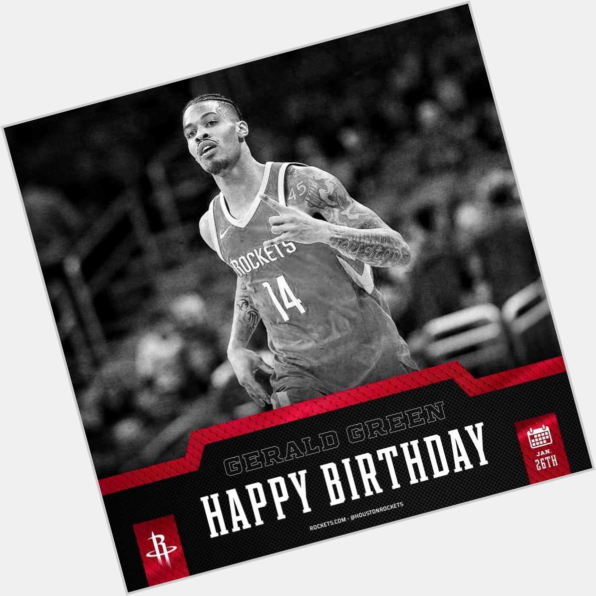 Join us in wishing Gerald Green a Happy Birthday!  