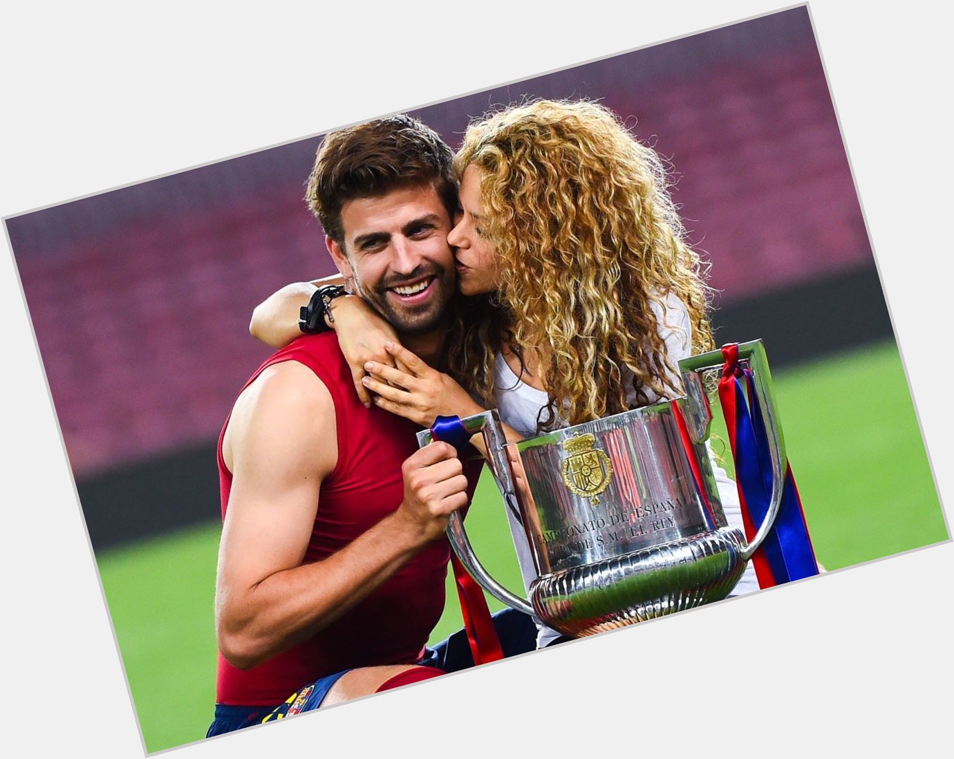 Happy Birthday to Football\s power couple. 

Gerard Pique (30) & Shakira (39). 