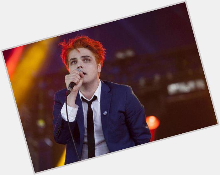 Happy birthday. I wish you all the best. I want to say thank you for everything you did.
Happy birthday Gerard Way  