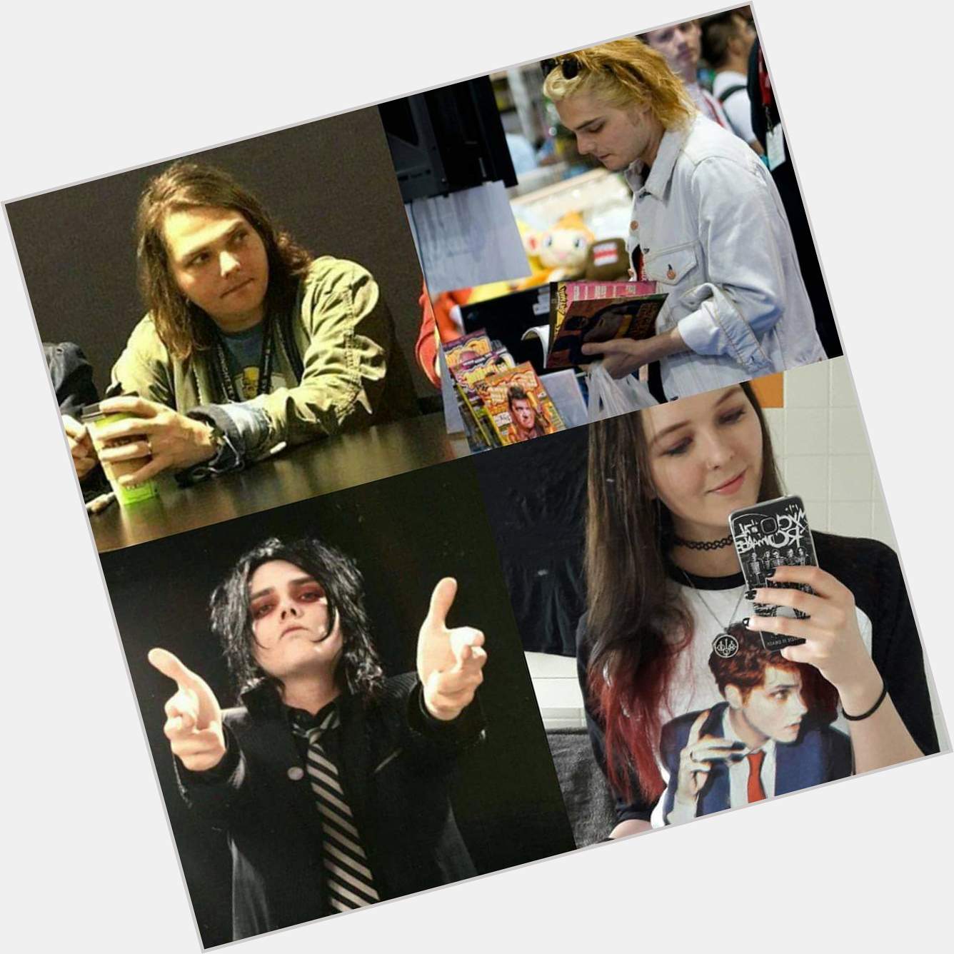 Happy birthday, Gerard Way. Love you & miss you irl & on message  