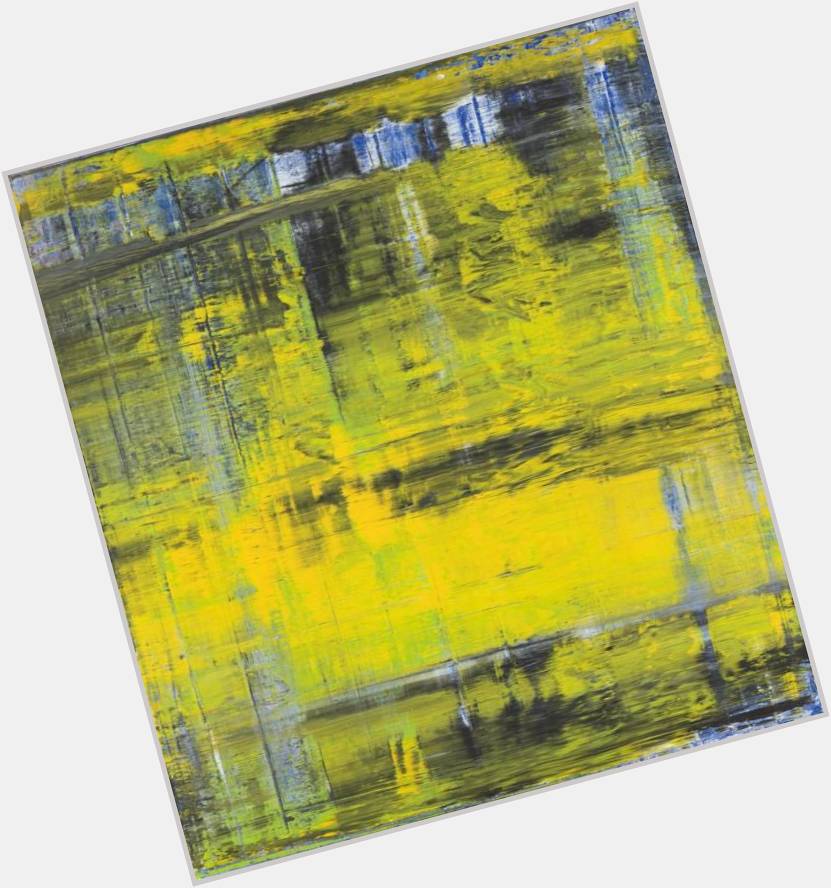 Happy Birthday Gerhard Richter! The German artist was born in 1932. Pic: Abstract Painting (809-3) 