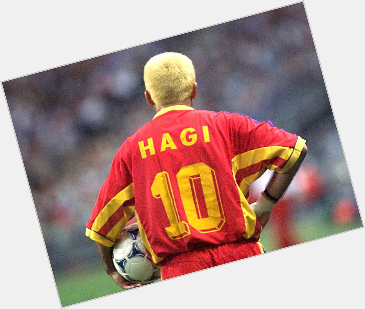 \" Happy birthday, legend Gheorghe Hagi! (137 caps, 35 goals) 