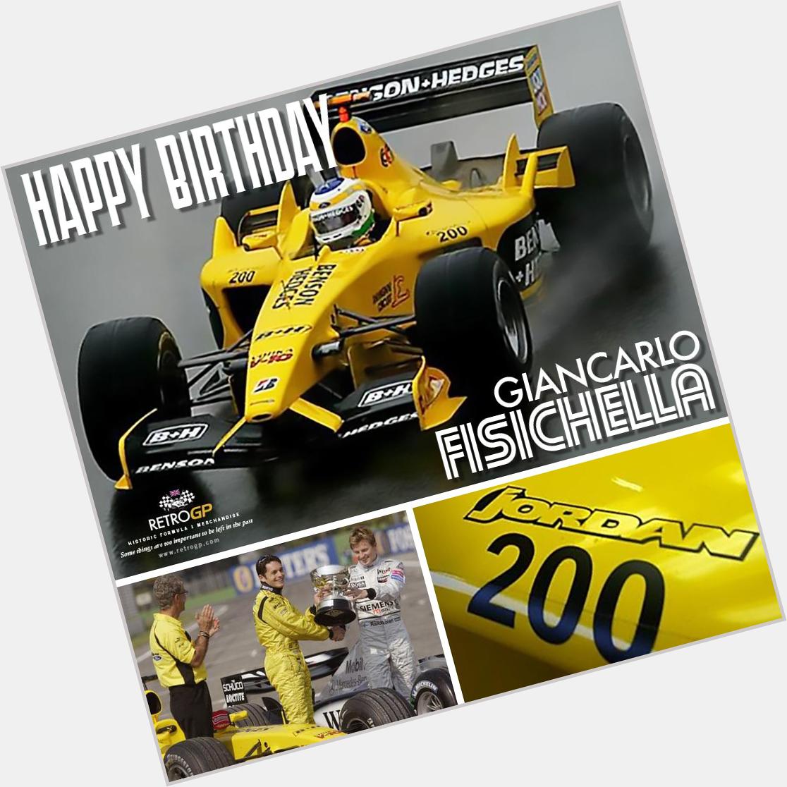 Happy Birthday to Giancarlo Fisichella who turns 42 today 
