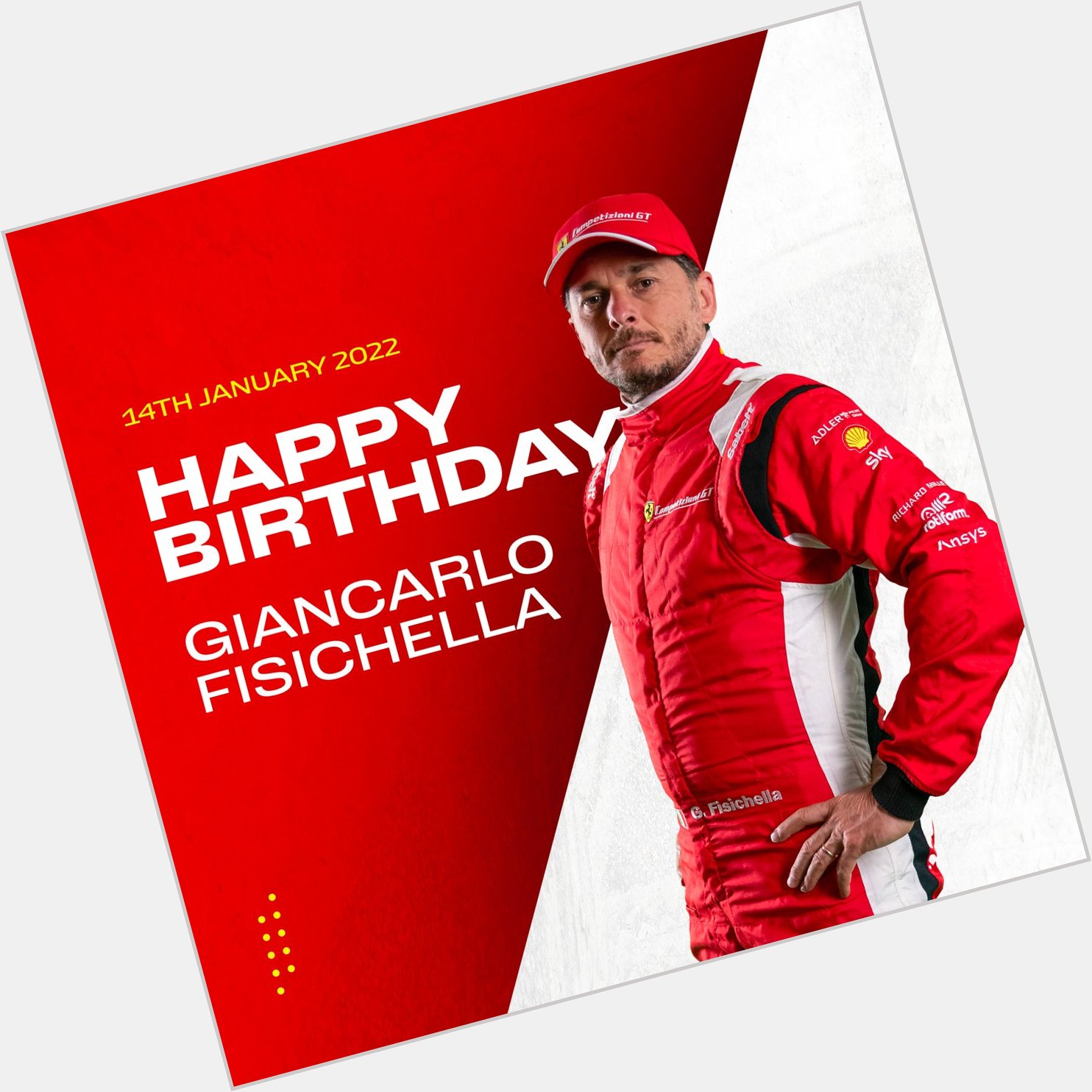 Happy birthday Giancarlo Fisichella  