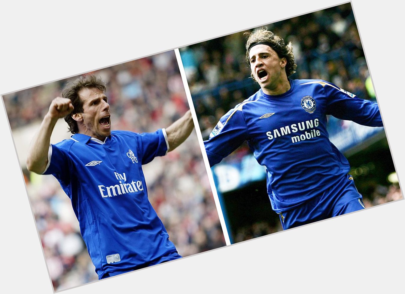 Happy Birthday to you, to Chelsea legend Gianfranco Zola, 49, and to their former player Hernán Crespo, 40
