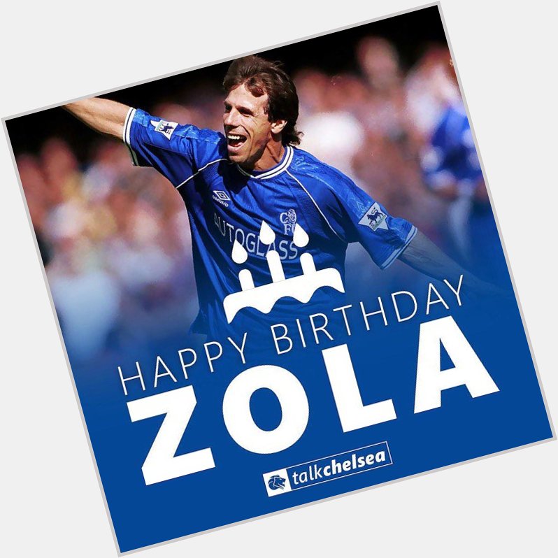 Wishing a very happy birthday to Chelsea legend Gianfranco Zola!  