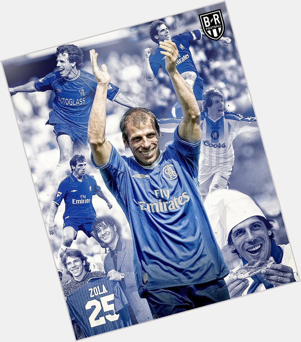 Happy 55th birthday to Chelsea legend Gianfranco Zola  