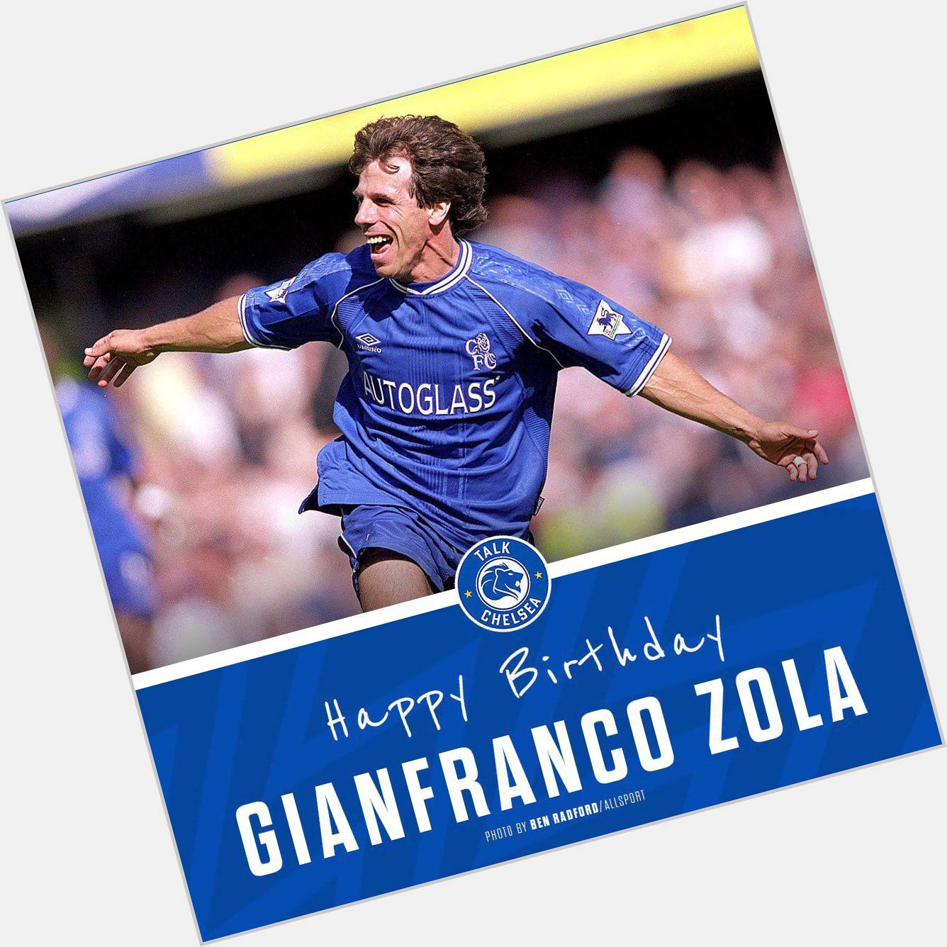 Happy Birthday to Chelsea legend, Gianfranco Zola! 