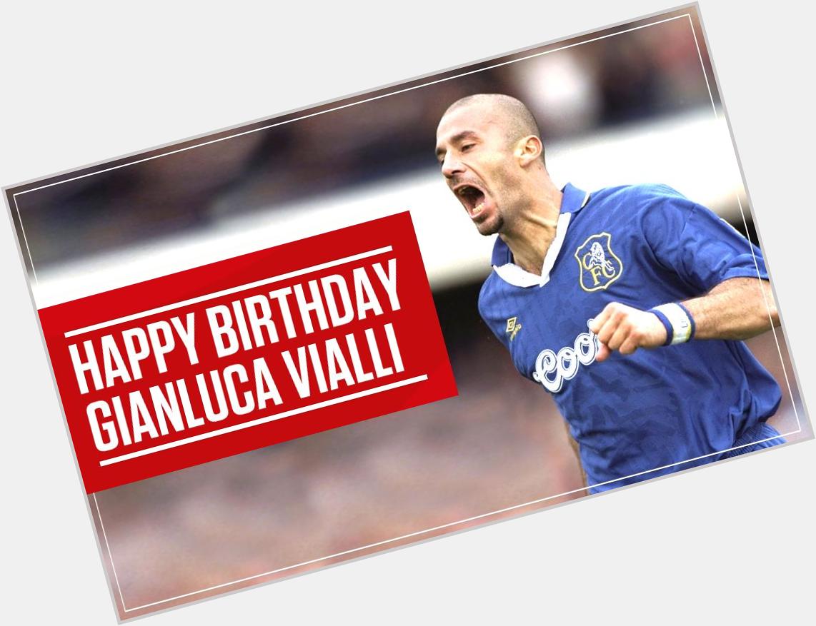 Happy Birthday to one of the only player-managers to grace the Premier League, Gianluca Vialli 