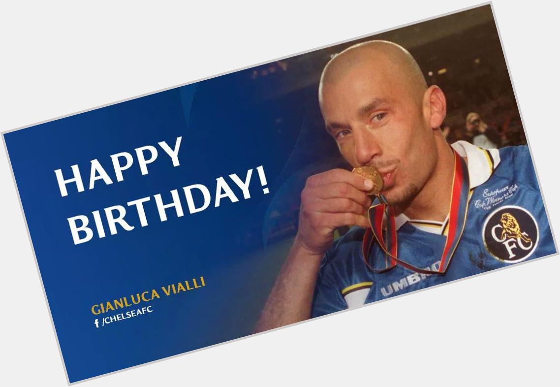Happy birthday to Chelsea FC\s former player-manager Gianluca Vialli.The Italian turns 51 today.  
