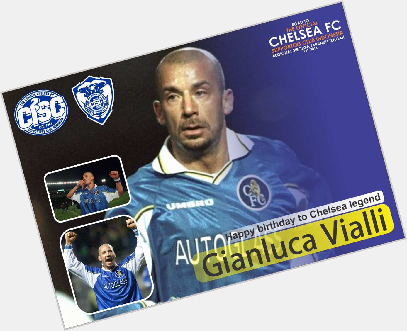  Happy birthday to Chelsea legend Gianluca Vialli!  
