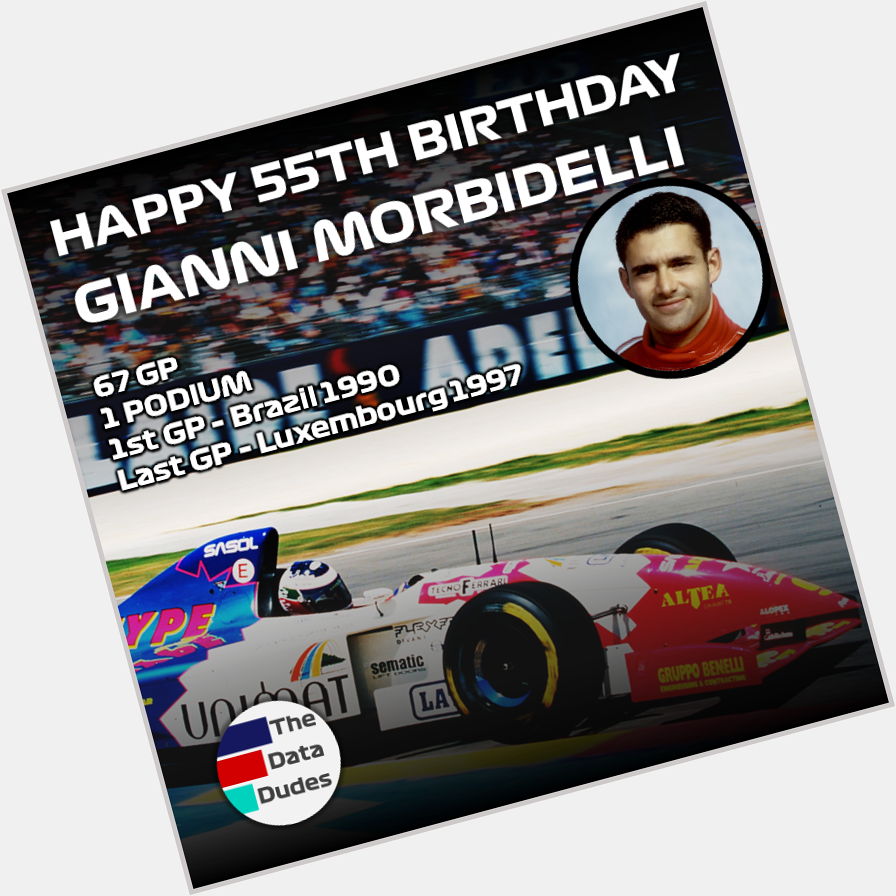  Here are some stats about Gianni Morbidelli. Happy 55th birthday! 