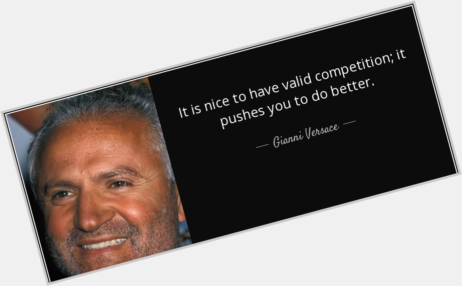  Happy \"Celebrate Competition\" Thursday! Happy Birthday Gianni Versace! 
