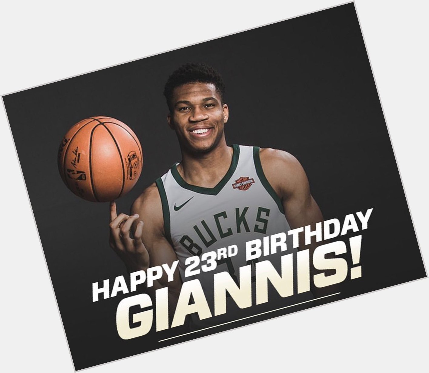 Happy 23rd Birthday Giannis Antetokounmpo!!   