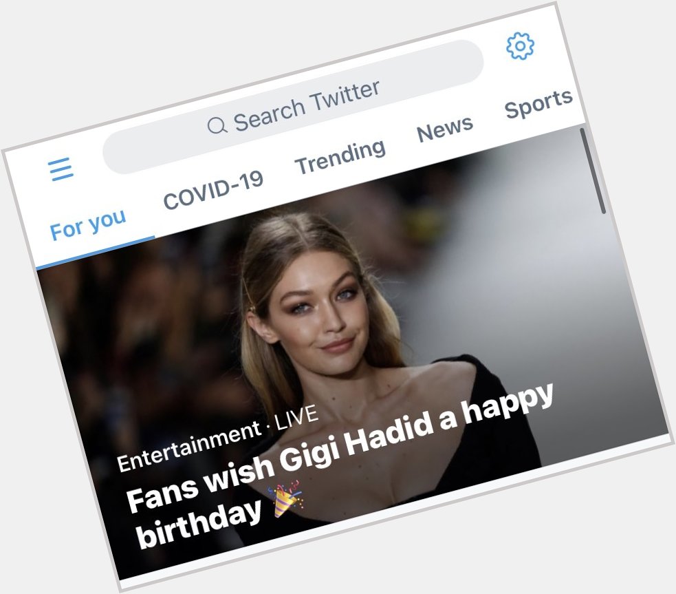 Thank you to all those who are working hard to wish gigi hadid a happy birthday . it is not going unnoticed 