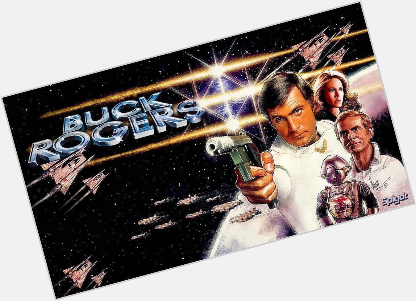 Just learned that Gil Gerard turned 76 year old yesterday. Happy belated birthday Buck Rogers! 