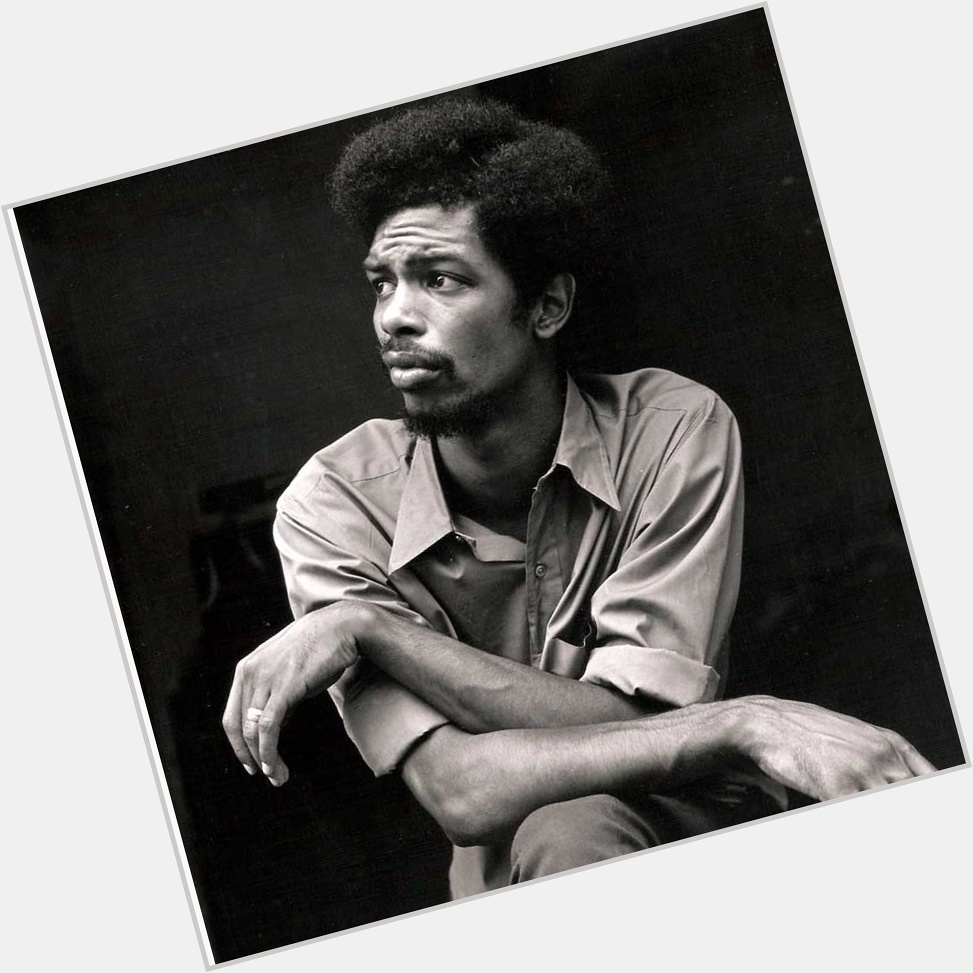 Happy Birthday Gil Scott-Heron. He would have been 72 today. : Chuck Stewart 

 
