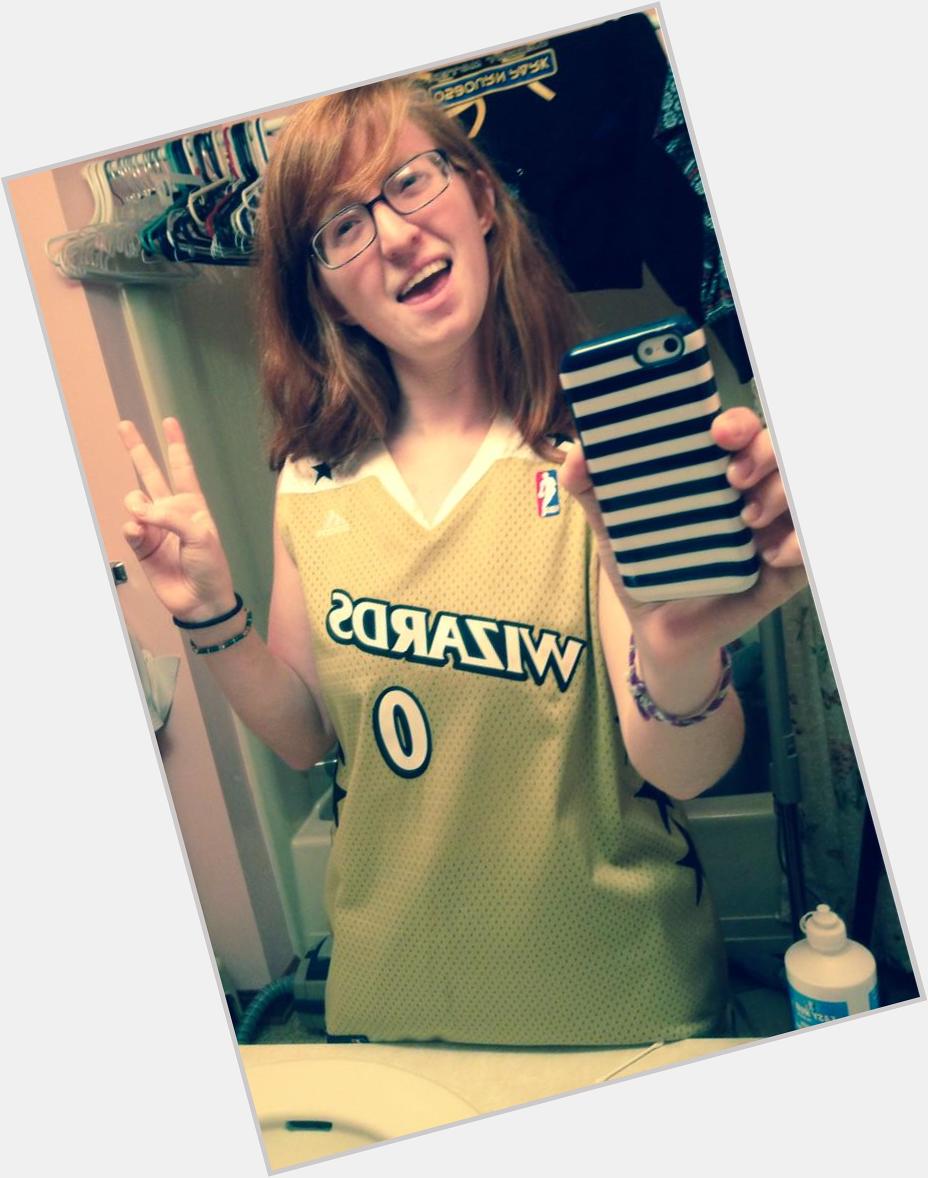 Wishing my ex-fave Gilbert Arenas a happy birthday. Btw, this jersey has not been washed since he hugged me in \07. 