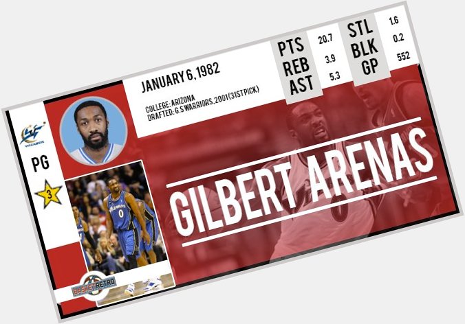 Happy Birthday Gilbert Arenas !    