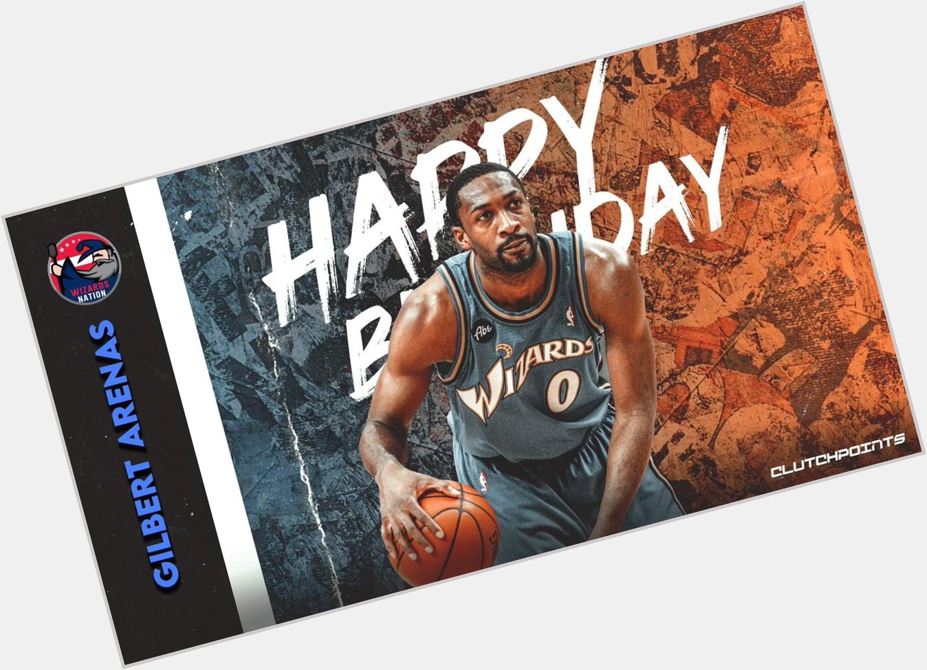 Join Wizards Nation in wishing former 3x All-Star, Gilbert Arenas, a happy 39th birthday!  