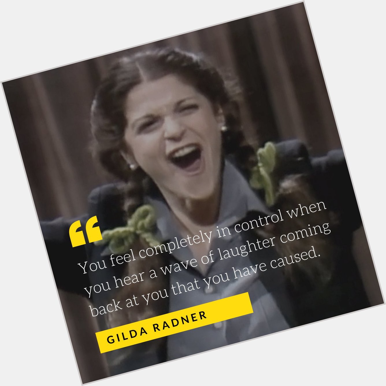 Happy Birthday, Gilda Radner! We aspire to carry on your spirit each and every day. 