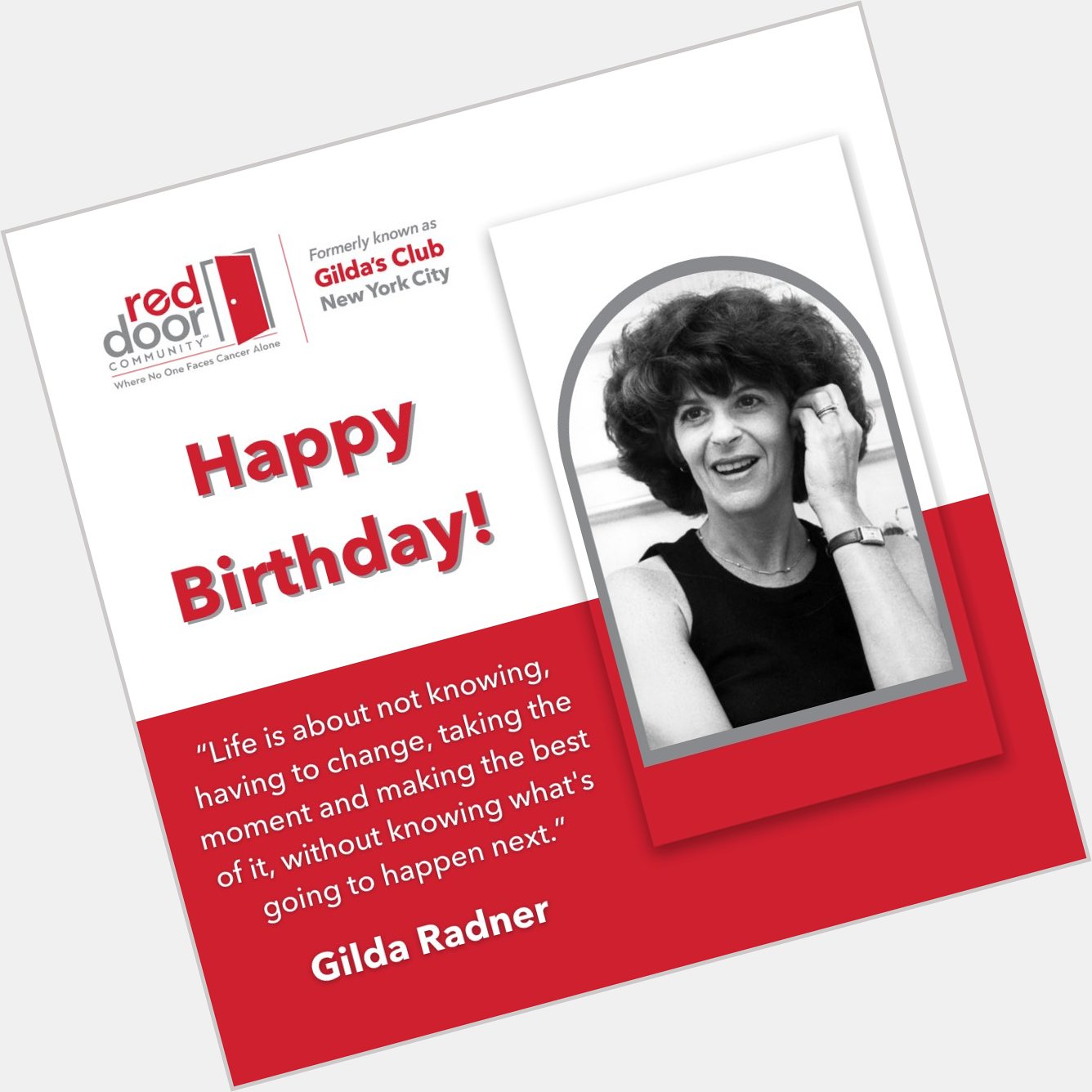 Happy Birthday Gilda Radner!       