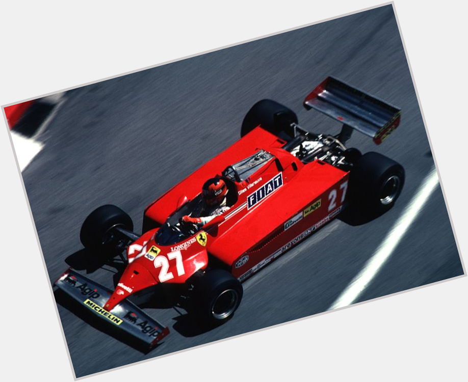 Happy birthday to the legendary Gilles Villeneuve! 